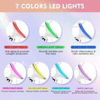 Glowvera™ Red light therapy face & neck lift wrinkle remover tighten massager